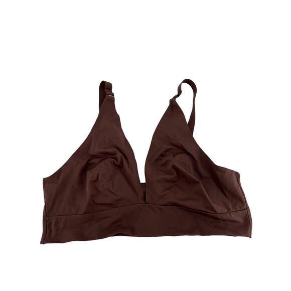 EVERLANE The Invisible Bra Dark Tan Size XL - Picture 2 of 7